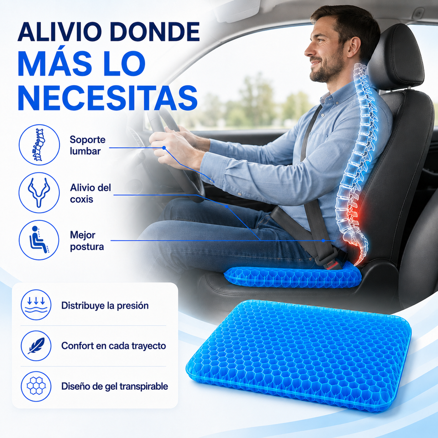 Cojín de gel para el asiento del coche Covexia™