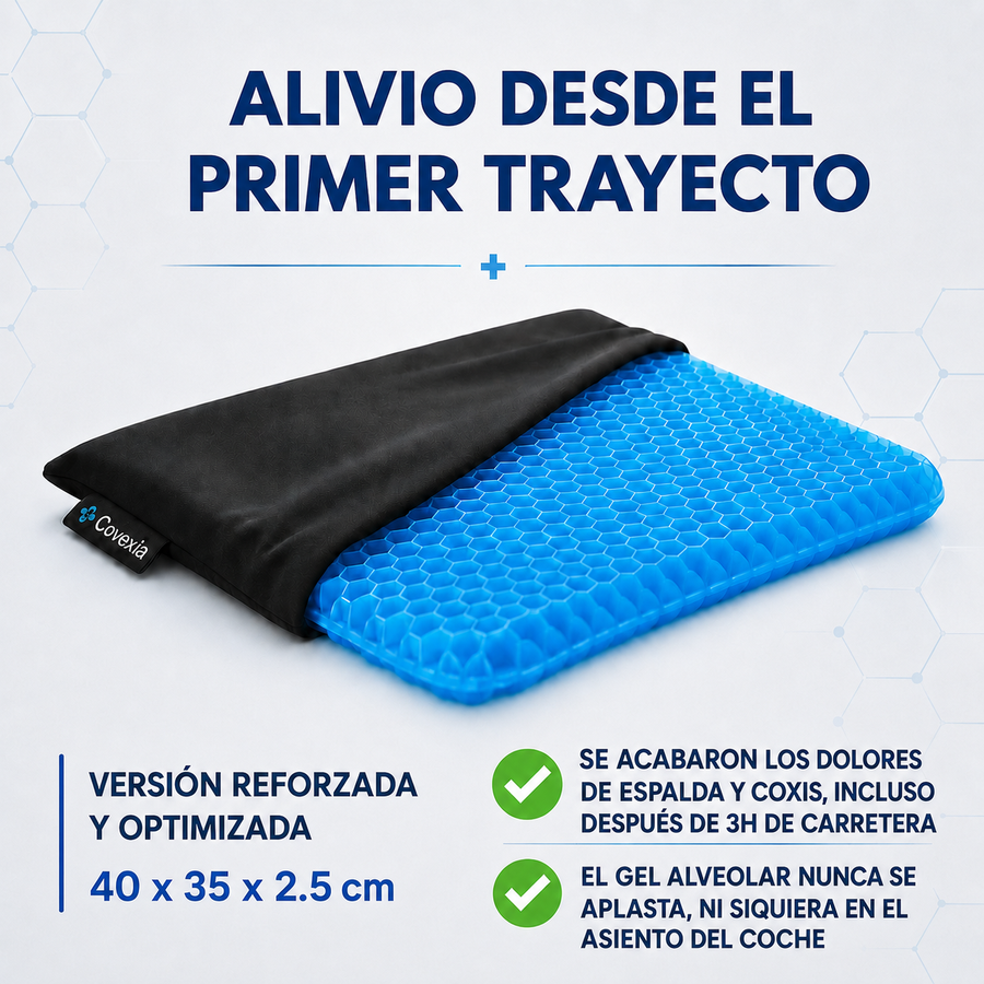 Cojín de gel para el asiento del coche Covexia™