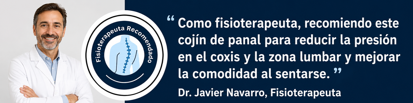 Fisioterapeuta recomienda el cojin de gel Covexia